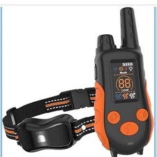 Dog Shock collar With Remote Control 3300ft. Waterproof Orange Black