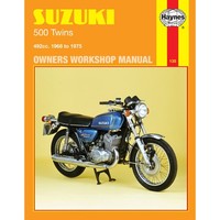 Suzuki Motorrad T500 GT500A Twins 1968-1975 UK US USA Workshop Manual Haynes