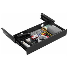 Under Desk Drawer Slide Out Large - Under Table Drawer 17.32" x 9.25", Pull-O...