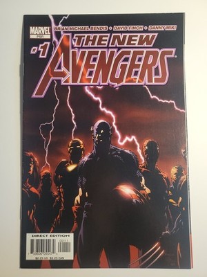 The New Avengers #1 (Marvel Comics January 2005) Low Grade Center Page Detached 