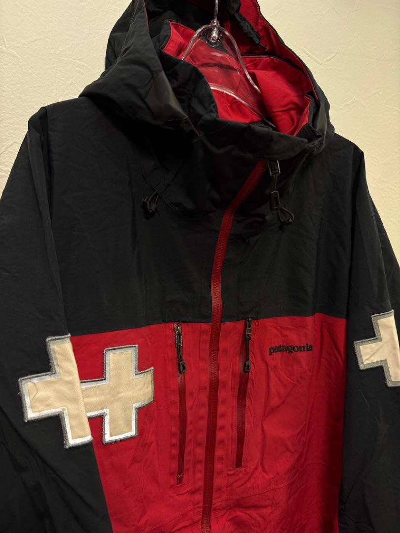 Patagonia Ski Patrol Jacket XL GORE-TEX Very Rare Red Black Patagonia Ski Patrol Jacket XL GORE-TEX Very Rare Red Black