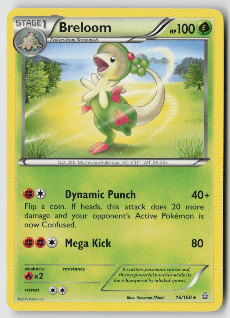 Breloom 16/160 - XY - Primal Clash - PTCG - LP
