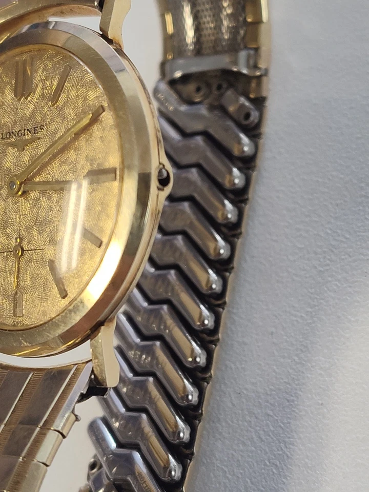 Reloj Longines Hombre Vintage Cuerda Manual Relleno de Oro Necesita Corona Foto 2 de 4