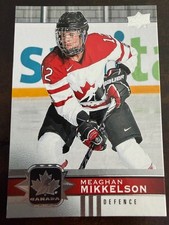 2017-18 Meaghan Mikkelson Upper Deck Canadian Tire Team Canada hockey card #67