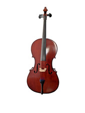 Solid Wood 3/4 Size Cello, Good Set-up Prelude Strings  Bow  Bag  Rosin
