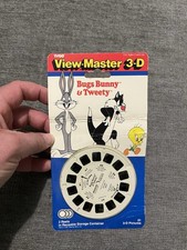 VIEW-MASTER Looney Tunes 3 Reels 1069 Bugs Tweety Sylvester Sam Wile E. 1991 New