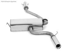  Komplettanlage ab Kat Toyota Celica T23 Bj.99-05 1x90mm rund eingerollt