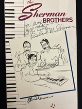 SHERMAN BROTHERS CD signed by Richard and Robert Sherman, gifted to Marc Davis!