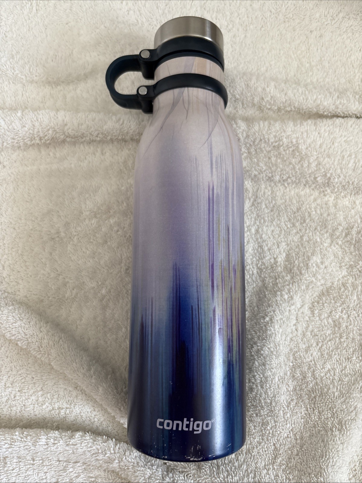 With Screw Cap (pretty Purple And Blue Design)