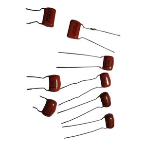 Lot of 8 x 0.15uf 75v/100v Sprague 225P Orange Drop Capacitors