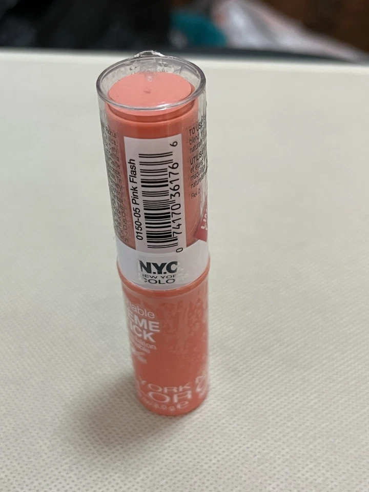 NYC Rubor Crema Stick 0105-05 Rosa Flash DESCONTINUADO Rubor Crema Limitado Foto 2 de 4