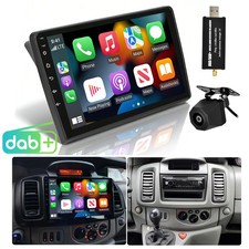 Carplay Autoradio DAB+ Für Renault Trafic MK2 OPEL Vivaro A Android15 GPS Kamera