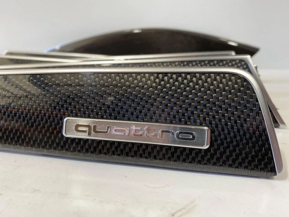 2014-2016 Audi SQ5 OEM Carbon Fiber Interior Door Dash & Console Trim Set (TL) Foto 2 de 4