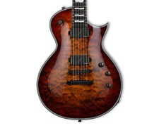 ESP E-II Eclipse QM Electric Guitar - Tiger Eye Sunburst - B-Stock
