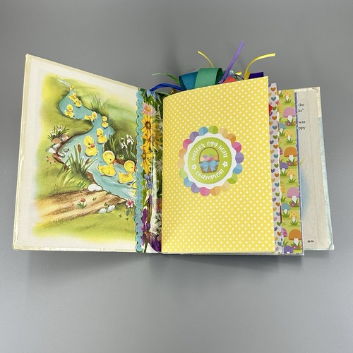 Rand McNally Elf Book Amos Learns to Talk 1958 Junk Journal Handmade Vintage Eph - Picture 6 of 21