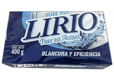 LIRIO SOAP Laundry Kitchen Detergent Cleaning Jabon Lavanderia Ropa 14.1oz 1 Bar