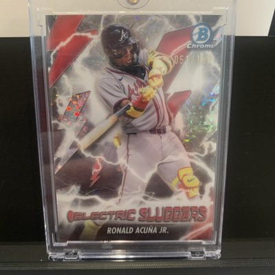 2026 Bowman Ronald Acuna Jr. Electric Sluggers Mini Diamond /150 Braves