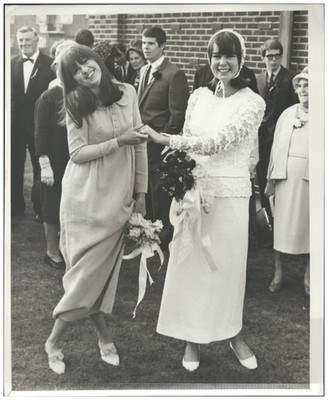 C2030/ Cathy McGowan TV Moderatorin Foto 25,5 x 20,5 cm 1965