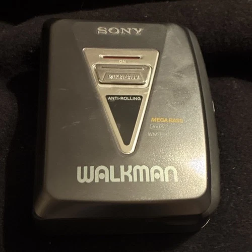 Sony Walkman WM-EX170 Black Portable Cassette Player Mega Bass AVLS Anti-Rolling