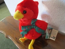 VINTAGE (1998) SNOW & FRIENDS PLUSH RED CARDINAL TOY FROM THE TARGET STORES