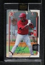 2021 Topps Archives Signature Series 9/75 Domingo Leyba Buyback Auto 2u3