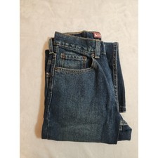 Levi's 569 Jeans Girls Size 10 25 x 25 Blue Loose Straight Red Tag Levis