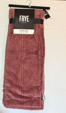 NEW Frye Oversized Super Soft Faux Fur Throw Blanket 50x70 inches Mauve