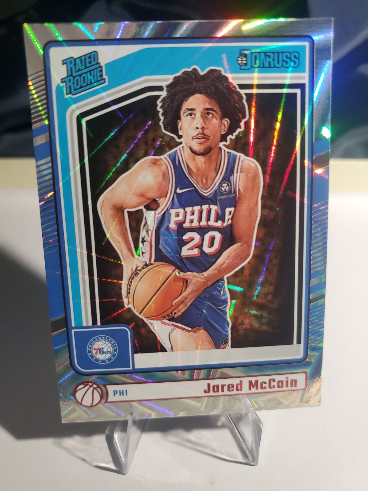 2024-25 Panini Donruss - Rated Rookie Jared McCain #228 Wedges (RC)