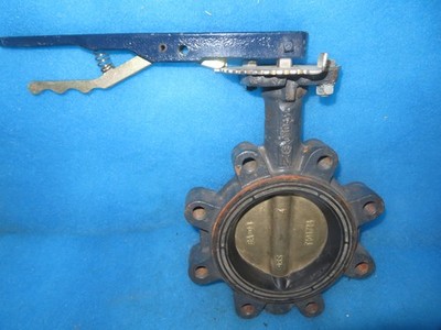 NW 4'' Lug Type T101714 SA-03 Butterfly Valve W/Locking Handle + 1 Year Warranty
