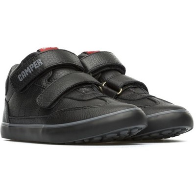Camper Boys Pursuit Sneaker Double Strap Black (Size 1)