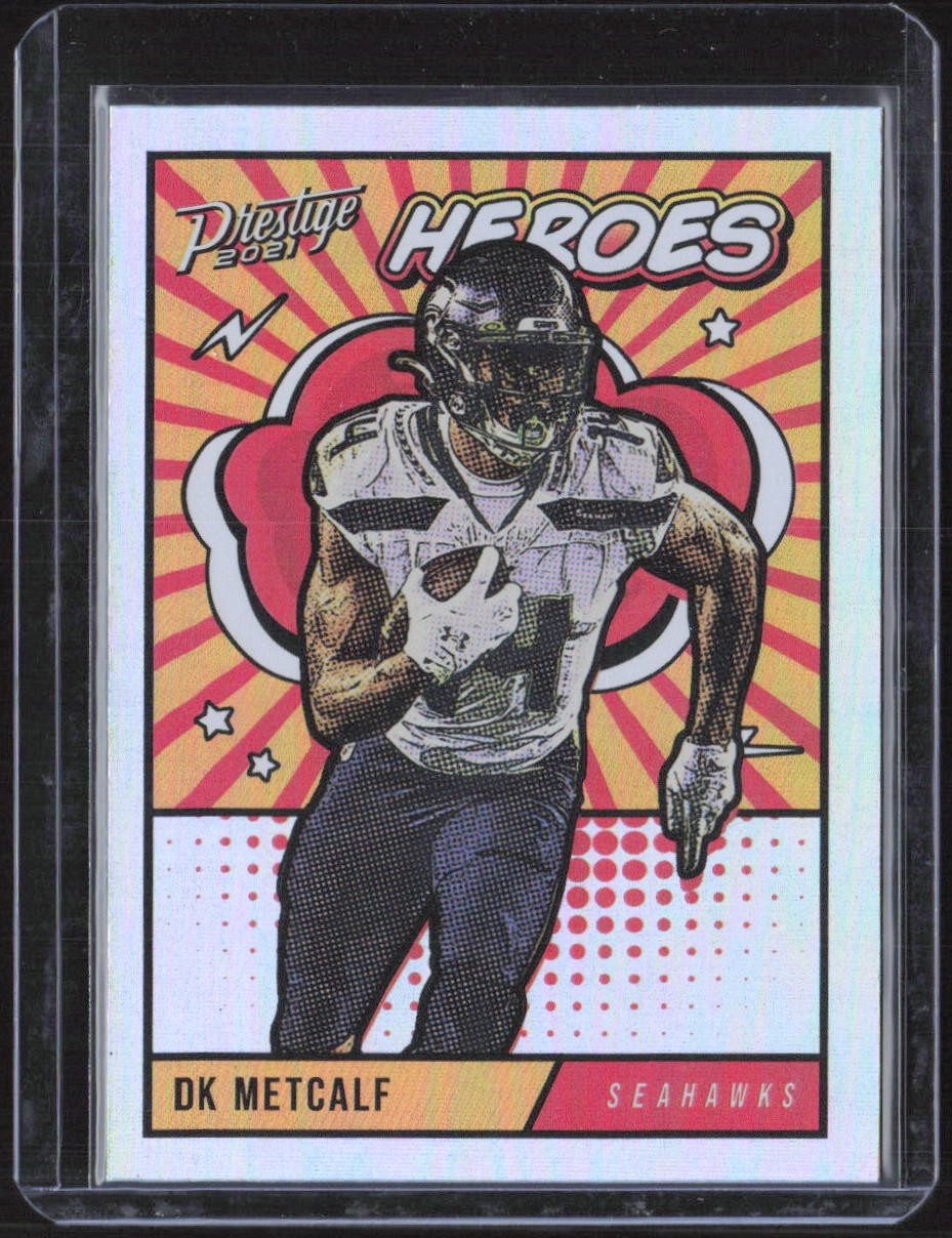 2021 Panini Prestige #HE-12 DK Metcalf Heroes