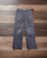 Carhartt Pants Mens 34 BN3334-M Rugged Flex Relaxed Fit Duck Double Front knee