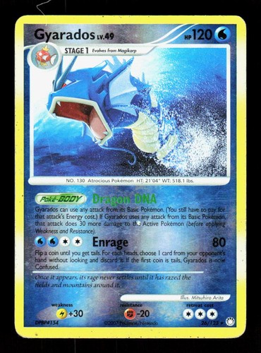 Gyarados 26/123 Rare Mysterious Treasures Pokemon Reverse Holo HP