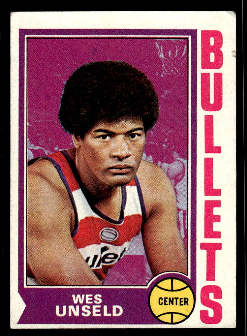 1974-75 Topps - Wes Unseld #121 Washington Bullets