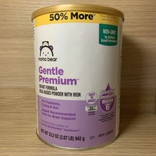 Mama Bear Gentle Premium Infant Formula, Gentle Immune Blend 6, 33.2oz Exp 01/27