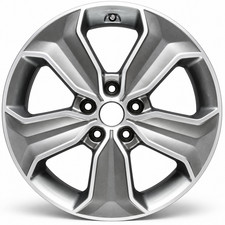 2013-2016 Hyundai Santa 18" OEM Wheel Rim - Machined Charcoal