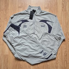 Umbro x Boiler Room Track Set Jacket + Pant Grey Medium Brand New With Tags SS25