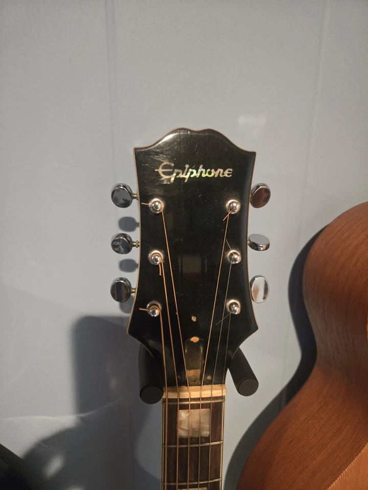 1970s Epiphone Blue Label Acoustic Guitar Ft 135 - Image 2 of 4