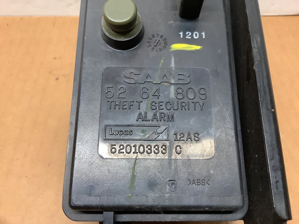 1998-2003 Saab 900 9-3 9-5 SECURITY ALARM 5264809 used oem - Image 3 of 4