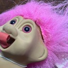 Vintage Nasty Troll Doll 1991 TNT Tongue Roller Pink Hair imperfections — photo 8