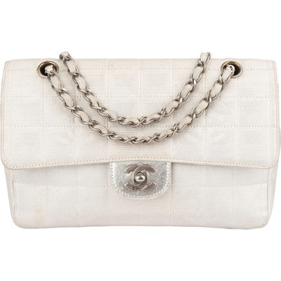 Chanel Travel Line Monogram Single Flap Shoulder Bag Coco CC Tasche