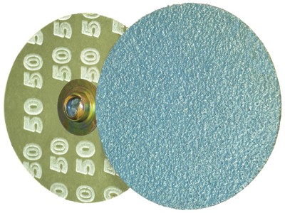QDZ3060 3'' x 60 Grit Zirconia Quick Change Resin Fibre Disc Type 'R' (25 Pack)
