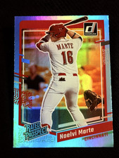 2023 Donruss HALO BLUE FOIL REFRACTOR RATED PROSPECT Noelvi Marte item 1