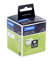 Dymo Etikettenrollen FüR Etikettendrucker S0722370 Weiß, 28,0 X 89,0 Mm, 2 X 130