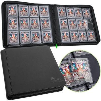 FunGuys Toploader Binder, Trading Card Binder Storage, 384 12 Pocket Top Load...