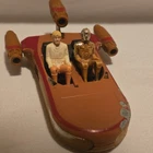 Vintage Star Wars Kenner 1978 Land Speeder Vehicle with Luke Skywalker and C-3PO