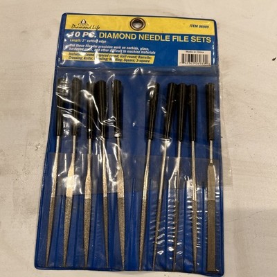 10 PC DIAMOND NEEDLE FILE SET ITEM NO. 06989