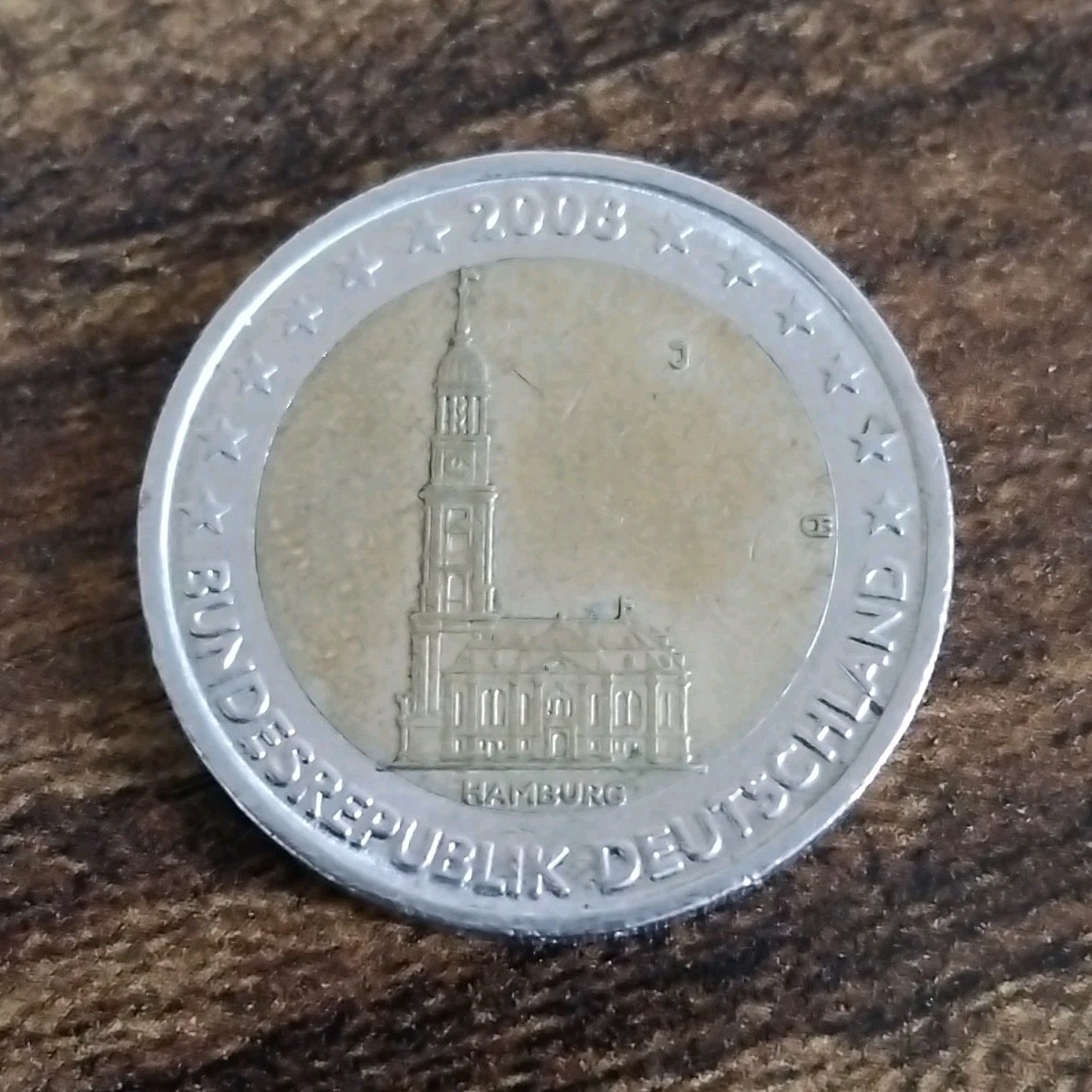 Allemagne Pièce 2 Euro 2008 Hambourg « Hamburg » Bundesrepublik Deutschland Lots