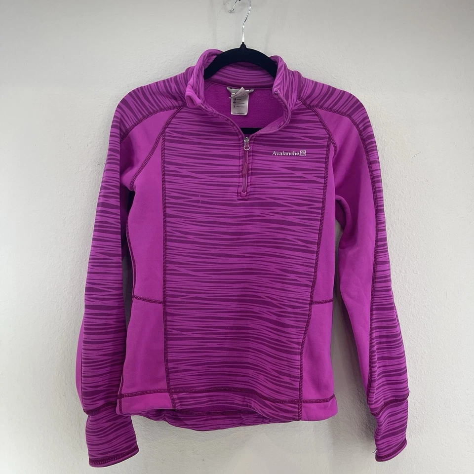Suéter Avalanche 1/4 Cremallera Rendimiento Ropa Activa Mujer S Rosa Absorbente Foto 2 de 4
