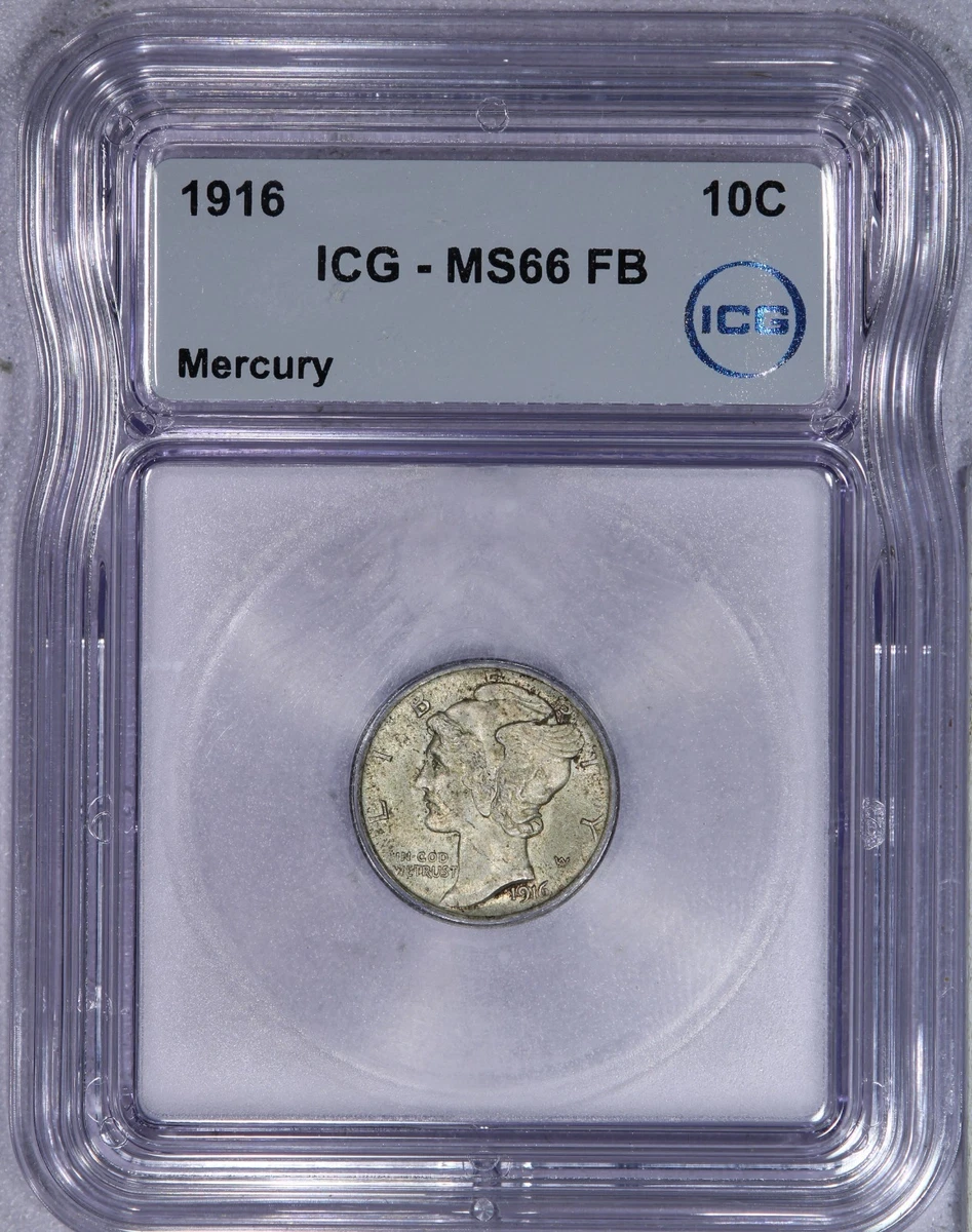 MS 66 Graded 1916 Year Mercury Dimes (1916-1945) for sale | eBay